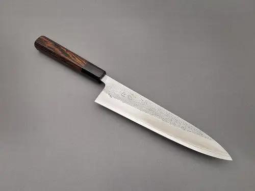 Japanese Knife On Gray Background